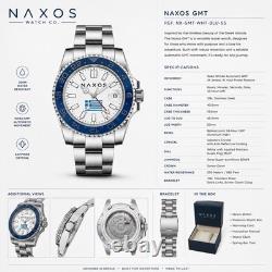Naxos GMT Automatic Greece Edition NH34 Sapphire Crystal 200M. (Made In Greece)