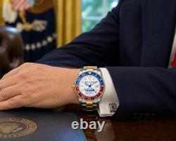 Naxos GMT Automatic Trump MAGA Edition NH34 Sapphire Crystal 200M (High Quality)