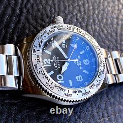 Near Mint Citizen Ray Mears Gmt Promaster B877-r011618 Gn-4-s Solar Eco-drive