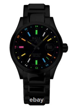 New Ball Engineer III Endurance 1917 Gmt Cosc 41mm Blue Dial Gm9100c-s2c-ber
