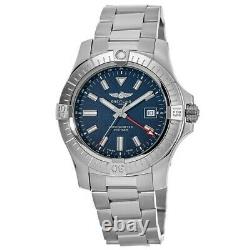 New Breitling Avenger Automatic GMT 45 Blue Dial Men's Watch A32395101C1A1