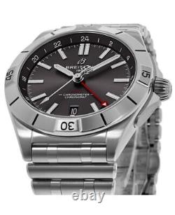 New Breitling Chronomat Automatic GMT 40 Grey Dial Men's Watch A32398101M1A1