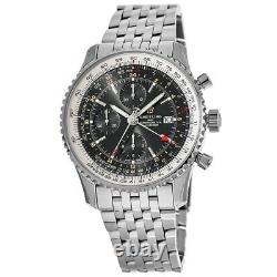 New Breitling Navitimer Chronograph GMT 46 Automatic Men's Watch A24322121B2A1