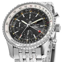 New Breitling Navitimer Chronograph GMT 46 Automatic Men's Watch A24322121B2A1