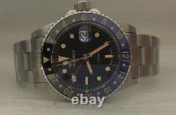 New CUSTOM Squale 1545 30 Atmos GMT BATMAN CERAMICA Watch with WARRANTY