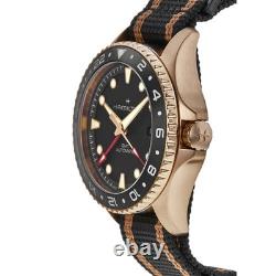 New Hamilton Khaki Navy Scuba Auto GMT Black Dial Fabric Men's Watch H82565930