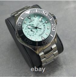 New Invicta Men's 52mm Grand Diver GMT AUTOMATIC Turquoise Dial SS 300m Watch
