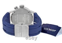 New Locman Montecristo Ref. 508 GMT World Time Titanium Men's Quartz 44MM Watch