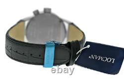 New Locman Montecristo Ref. 508 GMT World Titanium Men's Quartz 44MM Watch