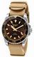 New Longines Mens HydroConquest GMT Automatic 41 Brown Dial Watch L3.790.4.66.2