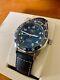 New Longines Spirit Zulu Time 39mm Blue Dial GMT Leather Men's Watch L38024932