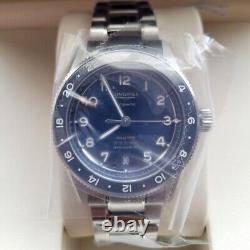 New Longines Spirit Zulu Time 39mm Blue Dial GMT Steel Men's Watch L38024936