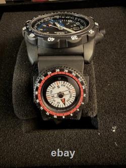 New Luminox XL. 8833 RECON Nav Spec GMT 46mm Carbon Black Sapphire Crystal Watch