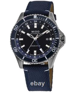 New Mido Ocean Star GMT Black Dial Fabric Strap Men's Watch M026.629.17.051.00