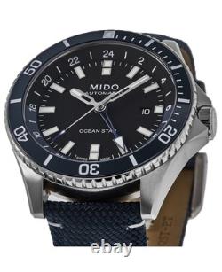 New Mido Ocean Star GMT Black Dial Fabric Strap Men's Watch M026.629.17.051.00