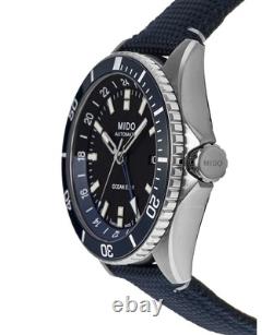 New Mido Ocean Star GMT Black Dial Fabric Strap Men's Watch M026.629.17.051.00