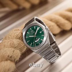 New Q Timex Continental Classic GMT Green Dial 39mm Watch TW2Y24800