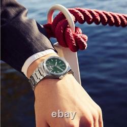 New Q Timex Continental Classic GMT Green Dial 39mm Watch TW2Y24800