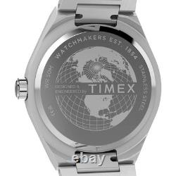 New Q Timex Continental Classic GMT Green Dial 39mm Watch TW2Y24800