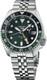 New Seiko 5 Sports SKX Sports GMT Green Dial Stainless Steel Watch SSK035