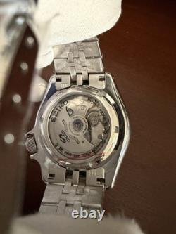 New Seiko 5 Sports SKX Sports GMT Green Dial Stainless Steel Watch SSK035