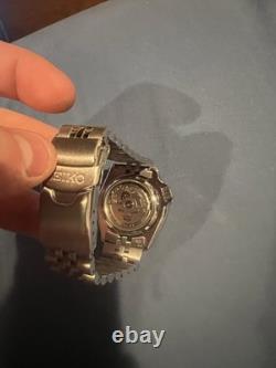 New Seiko 5 Sports SKX Sports GMT Green Dial Stainless Steel Watch SSK035