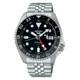 New Seiko 5 Sports Stainless Steel 42.5 MM GMT Automatic Black Dial Watch SSK001
