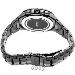 New Seiko Coutura Radio Sync Solar Black Dial Men's Watch SSG021