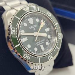 New Seiko Prospex SPB381J1 GMT Diver 200m Automatic 6R54 Green Dial And Bezel New Seiko Prospex SPB381J1 GMT Diver 200m Automatic 6R54 Green Dial And Bezel