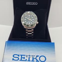 New Seiko Prospex SPB381J1 GMT Diver 200m Automatic 6R54 Green Dial And Bezel New Seiko Prospex SPB381J1 GMT Diver 200m Automatic 6R54 Green Dial And Bezel