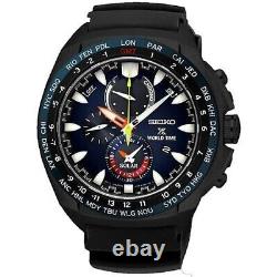 New Seiko Prospex SSC551K1 GMT World Time Solar Men Watch Chronograph SSC551