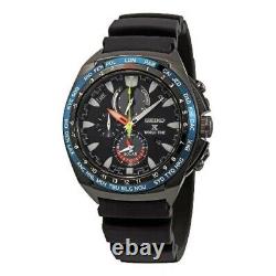 New Seiko Prospex SSC551K1 GMT World Time Solar Men Watch Chronograph SSC551