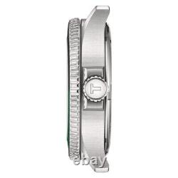 New Tissot Seastar 1000 40mm Quartz GMT Black-Green Men's Watch T1208521105100