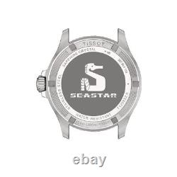 New Tissot Seastar 1000 40mm Quartz GMT Black-Green Men's Watch T1208521105100