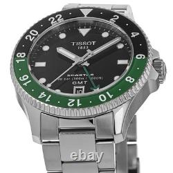 New Tissot Seastar 1000 Quartz GMT Black Dial Men's Watch T120.852.11.051.00