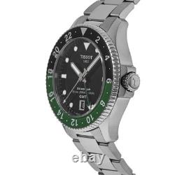 New Tissot Seastar 1000 Quartz GMT Black Dial Men's Watch T120.852.11.051.00