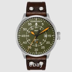 New Torgoen TN-1209 T47 Jumbo Green Sapphire GMT 47mm Watch