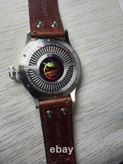New! Torgoen TN-1209 T47 Jumbo Green Sapphire GMT 47mm Watch withBox SOLD OUT