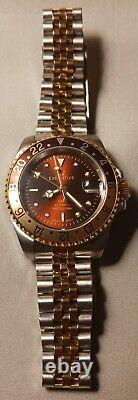 New W 2T Limited EXECUTIVE Edition GMT Watch 40mm Automatic Root Beer FREE SHIP