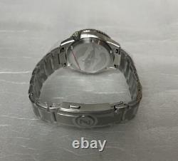 New Zelos MAKO 300M GMT CRACKED ICE 40mm Automatic STEEL Watch DEALER & WARRANTY
