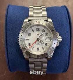 Nh34 Snowflake GMT 40mm Mod Watch 200m Water Resistance