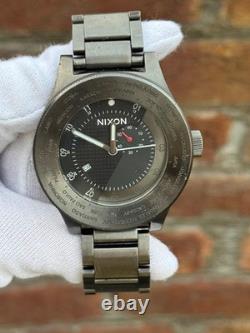 Nixon the passport Jet set world time gmt black dial Swiss Made Quartz Watch