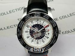 Nos Mens B-47 World Timer Gmt Automatic Limited Edition Swiss Mens Wrist Watch