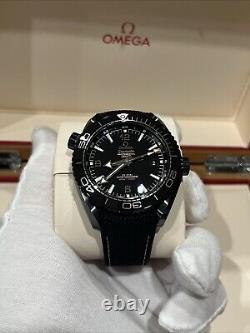 OMEGA Seamaster Deep Black GMT 215.92.46.22.01.001 Planet Ocean Mens Watch
