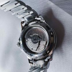 ORIENT STAR World Time Automatic Men Watch GMT Skeleton Back FA00-CA White Dial