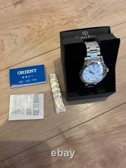 ORIENT STAR World Time GMT FA00-C1 White Automatic Men Watch JAPAN withbox