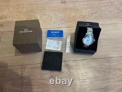 ORIENT STAR World Time GMT FA00-C1 White Automatic Men Watch JAPAN withbox