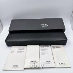 ORIS World Timer GMT Automatic Watch with Calendar Boxed Cleaned Men's