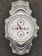 Oakley GMT World Time Alarm 43mm Steel Chronograph Watch Date Sapphire White