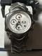 Oakley GMT World Time Alarm Quartz Chronograph Date 43mm Silver White Dial